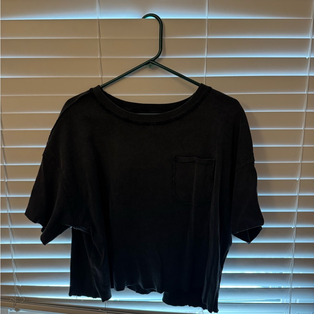 SHEIN Black Short Sleeve Tee